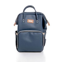 Mochila pañalera Azul  para bebé